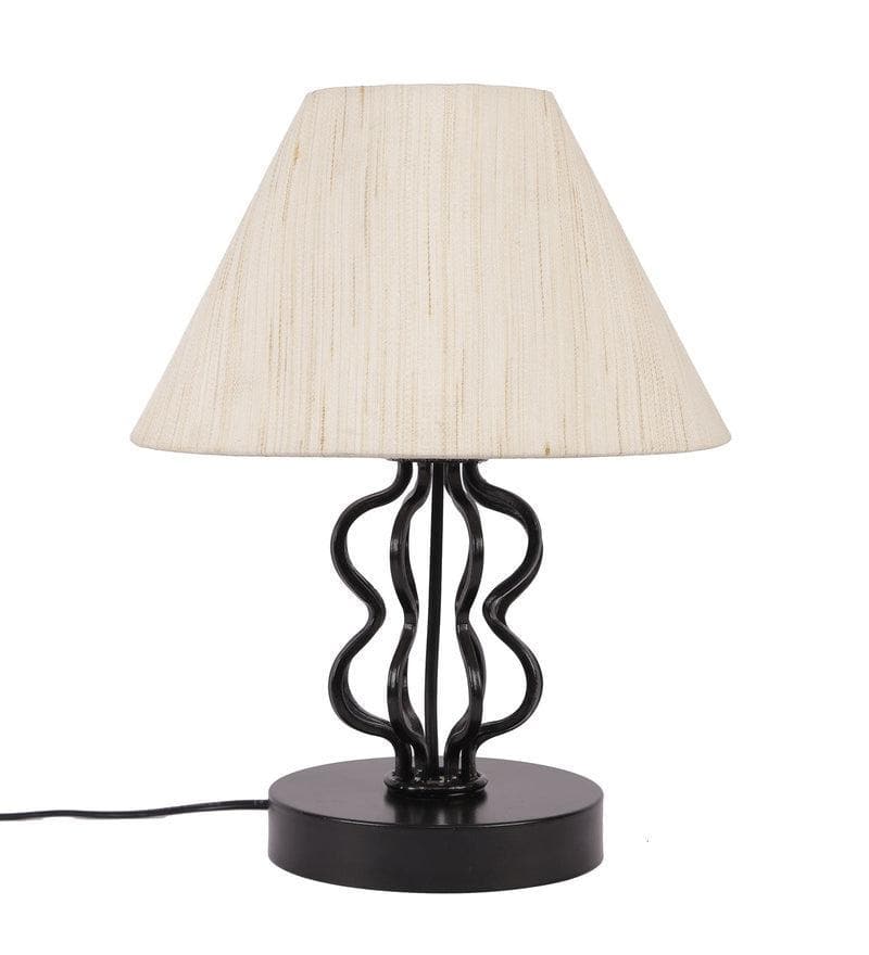 Buy Iggly Wiggly Table Lamp- Off White Table Lamp from Vaaree