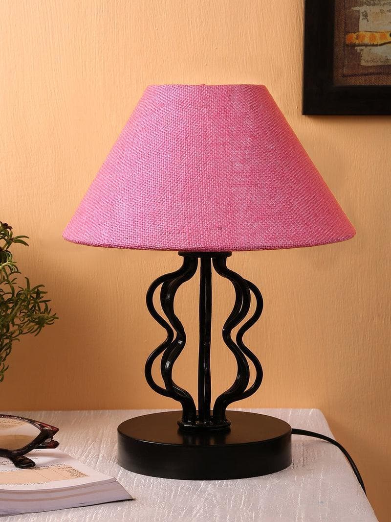 Buy Iggly Wiggly Table Lamp- Pink Table Lamp from Vaaree