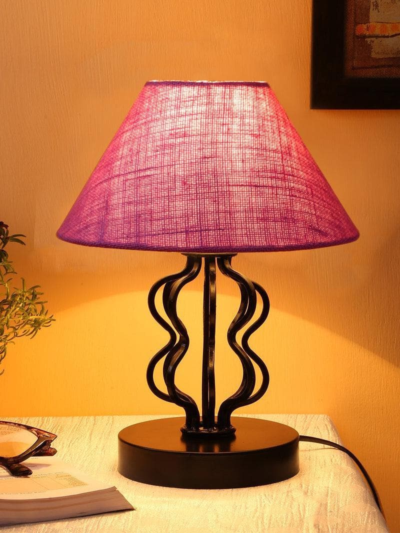 Buy Iggly Wiggly Table Lamp- Pink Table Lamp from Vaaree