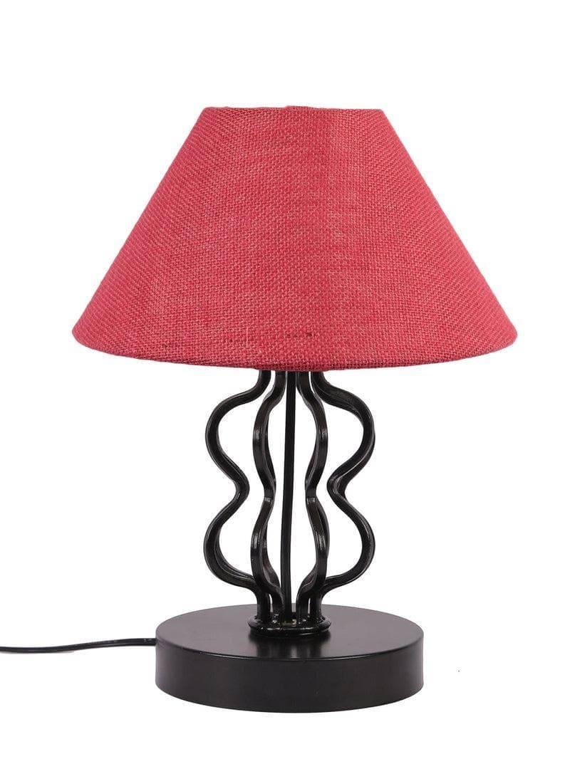 Buy Iggly Wiggly Table Lamp- Pink Table Lamp from Vaaree