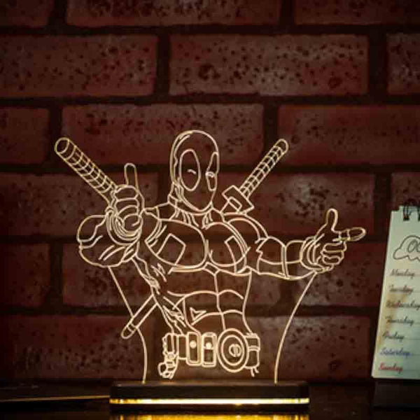 Buy Marvelous Deadpool Lamp Table Lamp from Vaaree