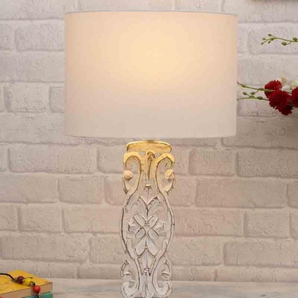 Table Lamp - Meraki Curved Table Lamp - White