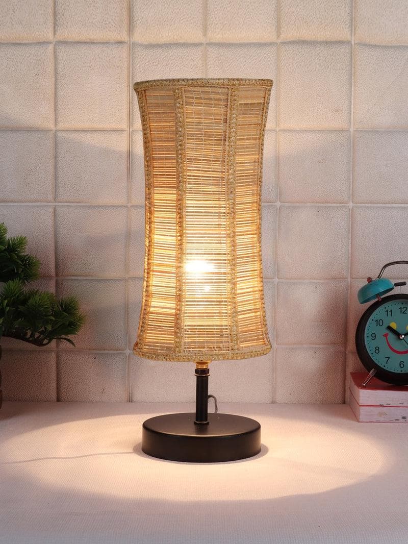 Table Lamp - Mini Ratan Table Tamp - Beige