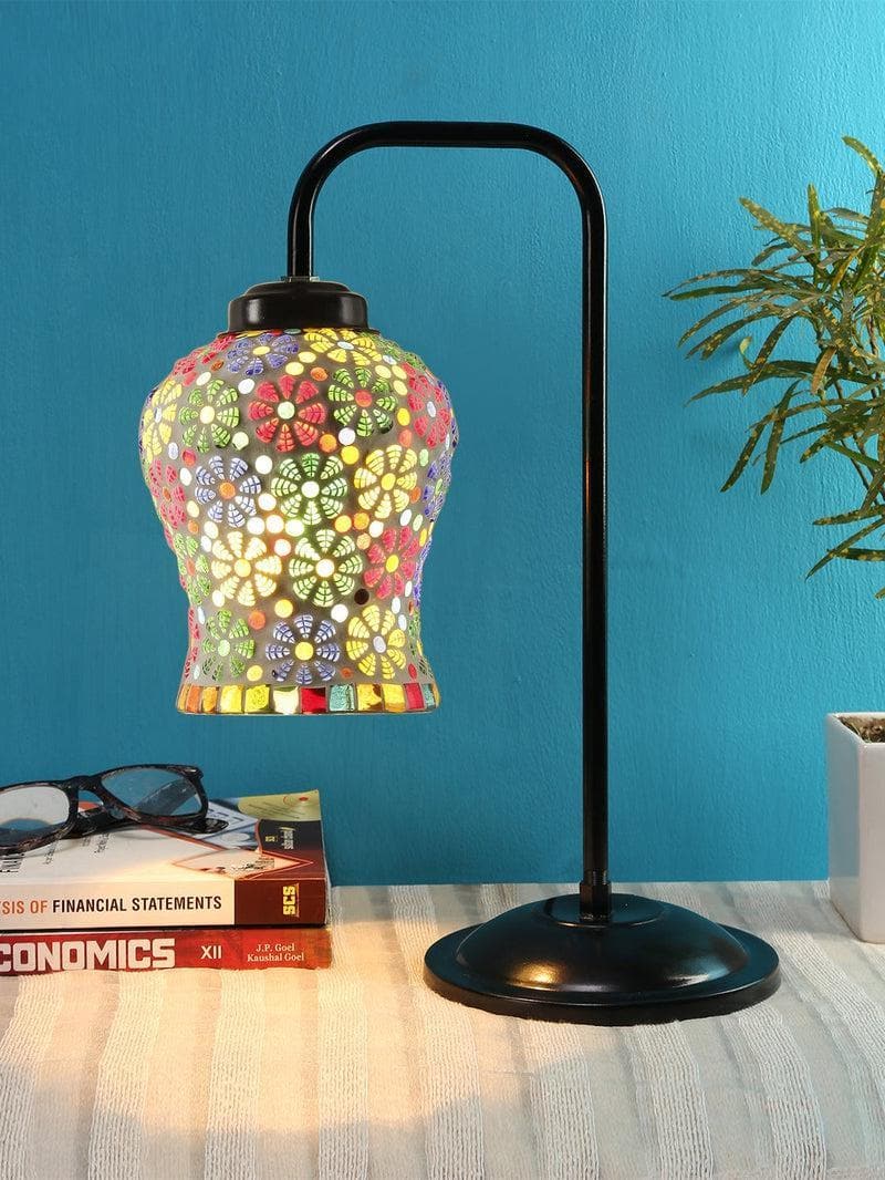 Table Lamp - Multicolor Mosaic Arch Table Lamp