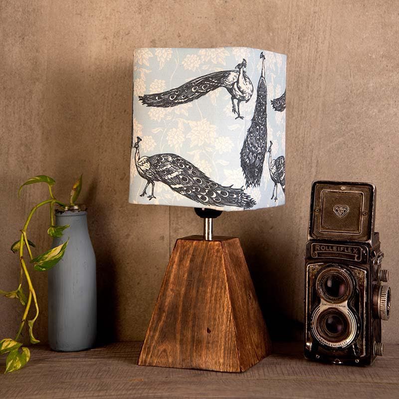 Buy Pretty Peacocks Table Lamp Table Lamp from Vaaree