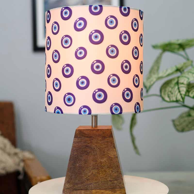 Table Lamp - Semi Pyramid Blue Eye Table Lamp