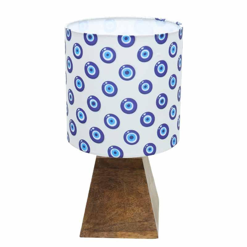 Table Lamp - Semi Pyramid Blue Eye Table Lamp