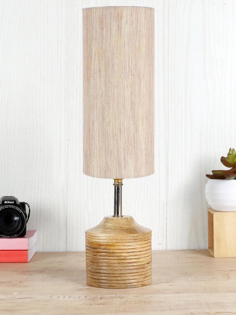 Buy Solids Galore Table Lamp - Beige Table Lamp from Vaaree