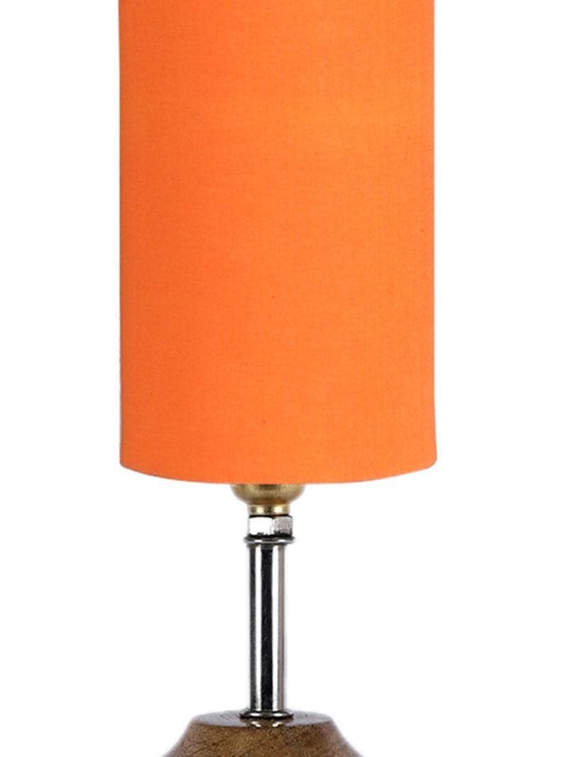 Buy Solids Galore Table Lamp - Orange Table Lamp from Vaaree