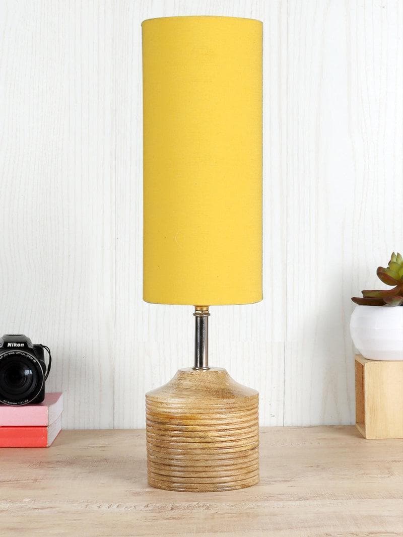 Buy Solids Galore Table Lamp - Yellow Table Lamp from Vaaree