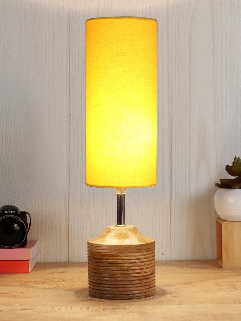 Buy Solids Galore Table Lamp - Yellow Table Lamp from Vaaree