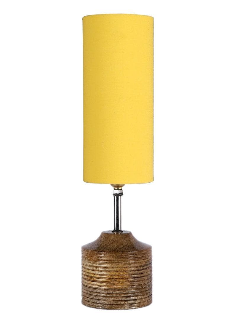 Buy Solids Galore Table Lamp - Yellow Table Lamp from Vaaree