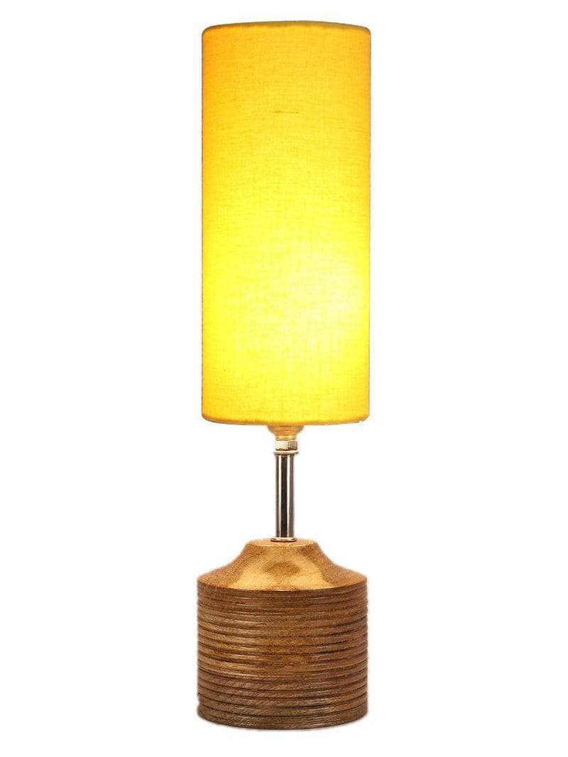 Buy Solids Galore Table Lamp - Yellow Table Lamp from Vaaree