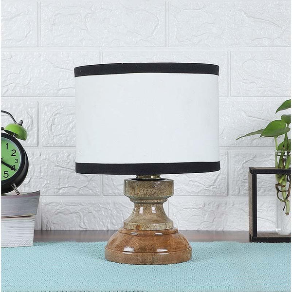 Table Lamp - Striped Drums Table Lamp