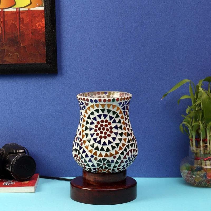 Buy Tumbler Mosaic Table Lamp Table Lamp from Vaaree