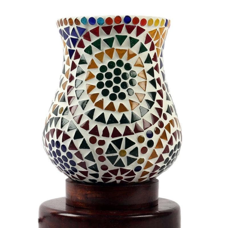 Buy Tumbler Mosaic Table Lamp Table Lamp from Vaaree