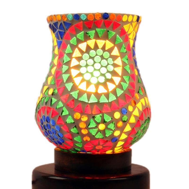 Buy Tumbler Mosaic Table Lamp Table Lamp from Vaaree