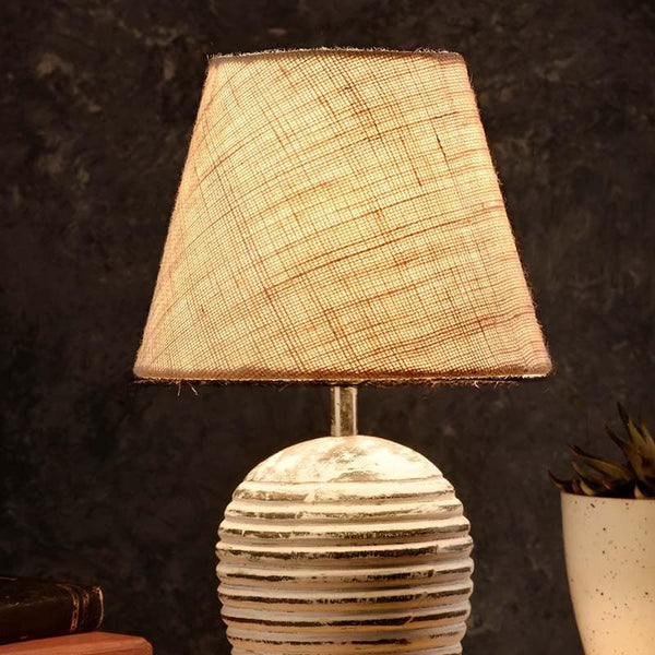 Table Lamp - Vintage Beige Shawty Lamp