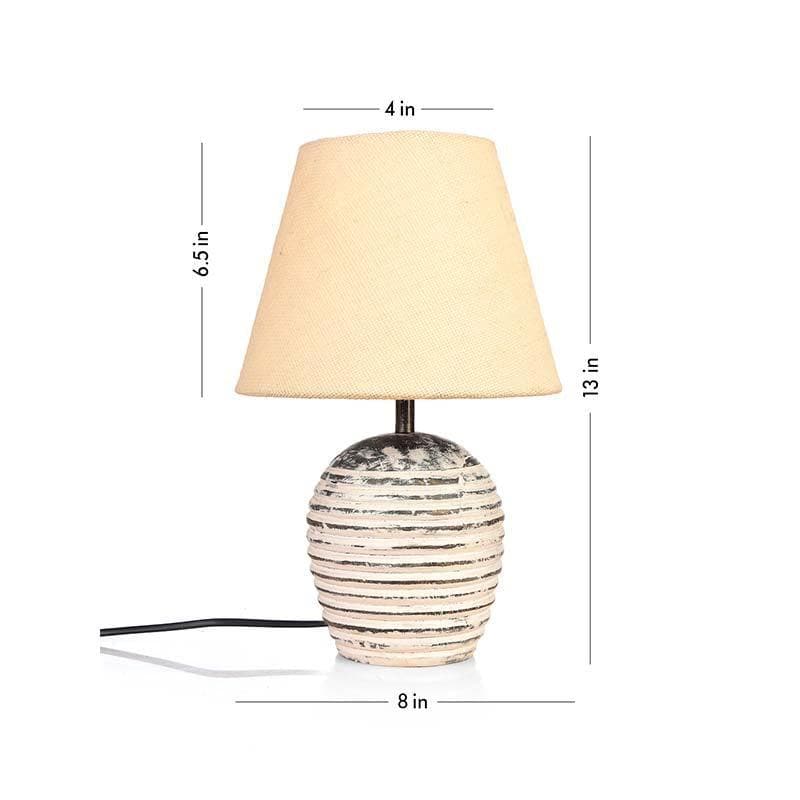 Table Lamp - Vintage Beige Shawty Lamp