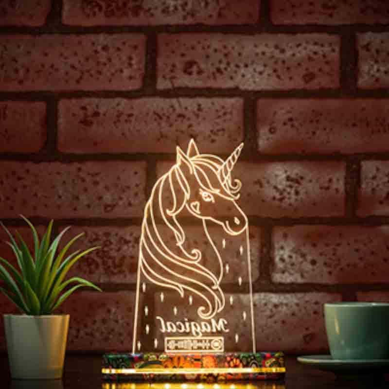 Table Lamp - Whimsical Unicorn Lamp