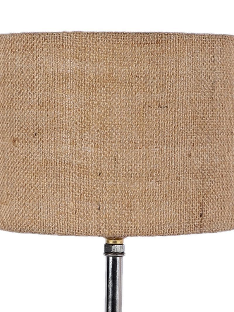 Table Lamp - Wood Pebble Table Lamp- Beige