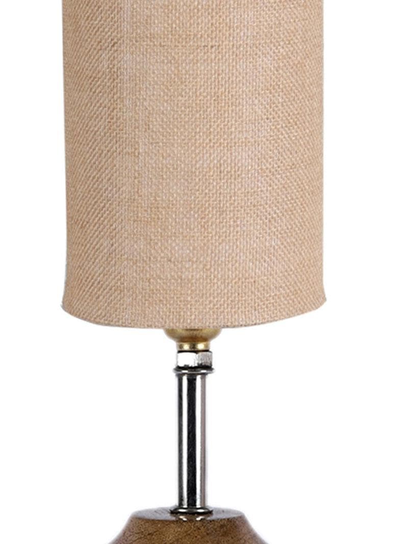 Buy Woody Table Lamp - Beige Table Lamp from Vaaree