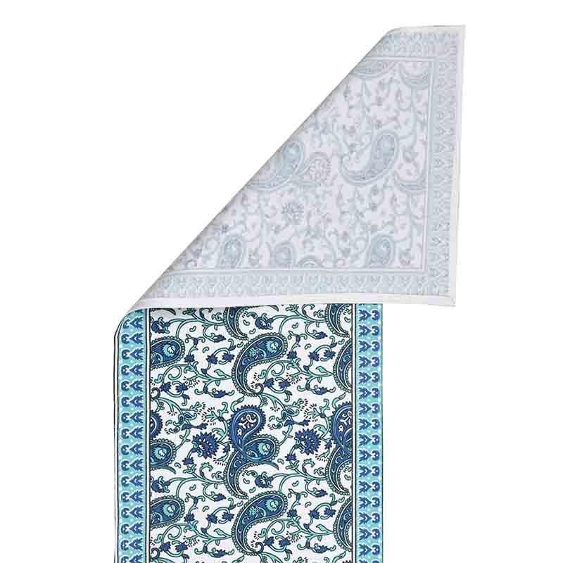 Table Linen Set - Blue Paisleys Table Linen Set