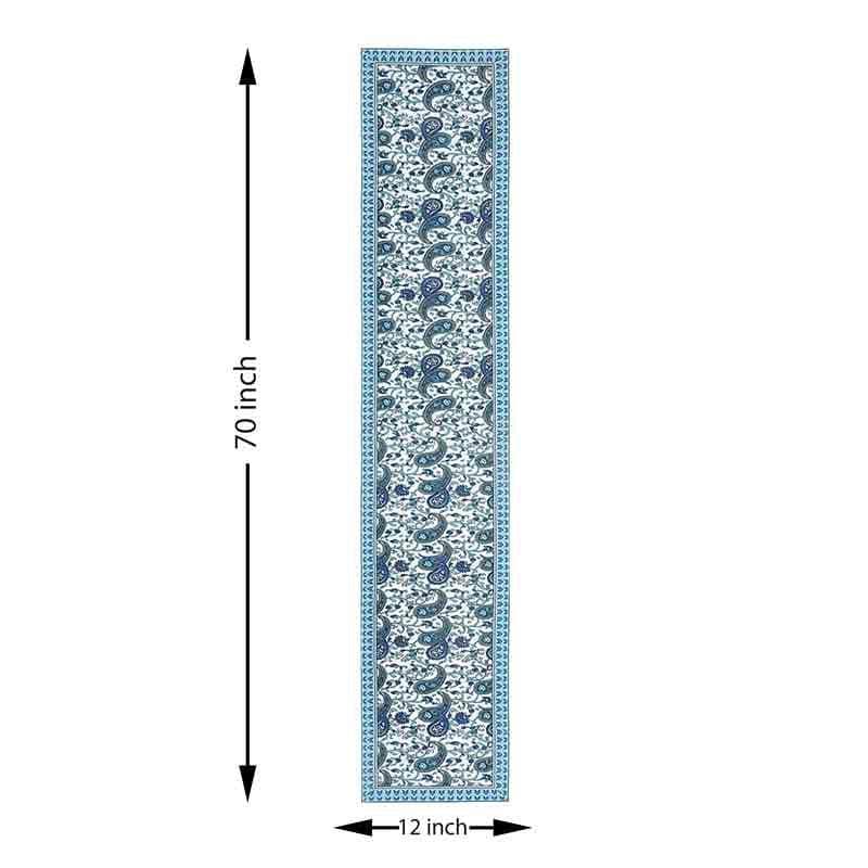 Table Linen Set - Blue Paisleys Table Linen Set