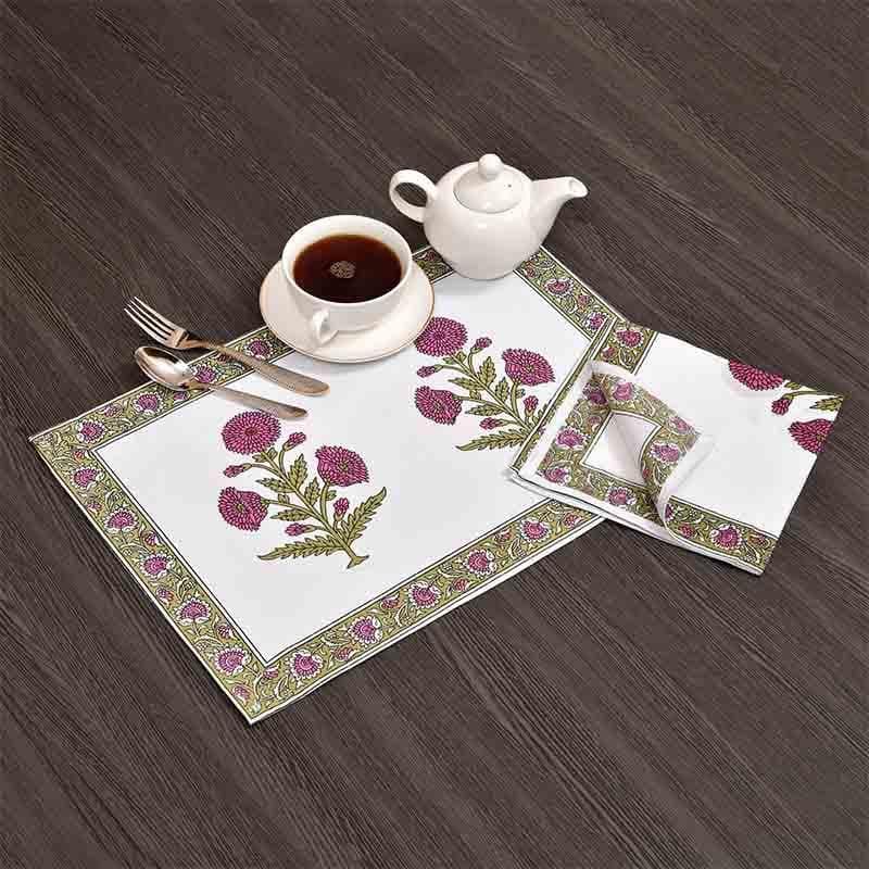 Table Linen Set - Marigold Butta Table Linen Set