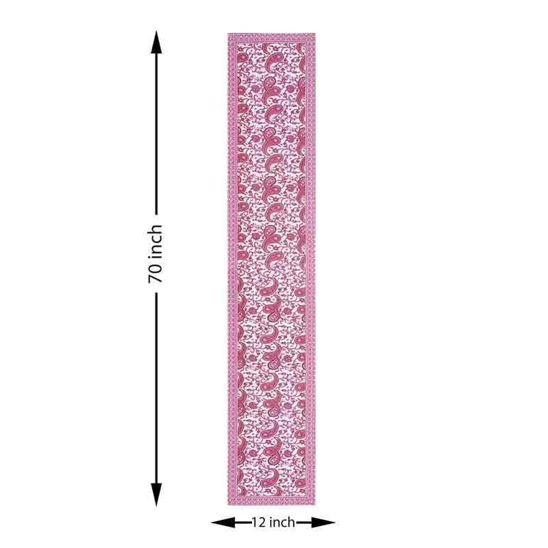 Table Linen Set - Pink Paisleys Table Linen Set