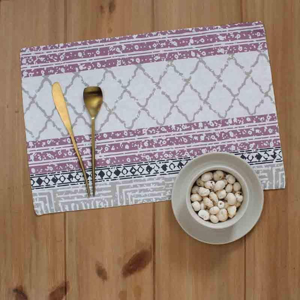 Table Mat - Nikrinta Placemat - Purple