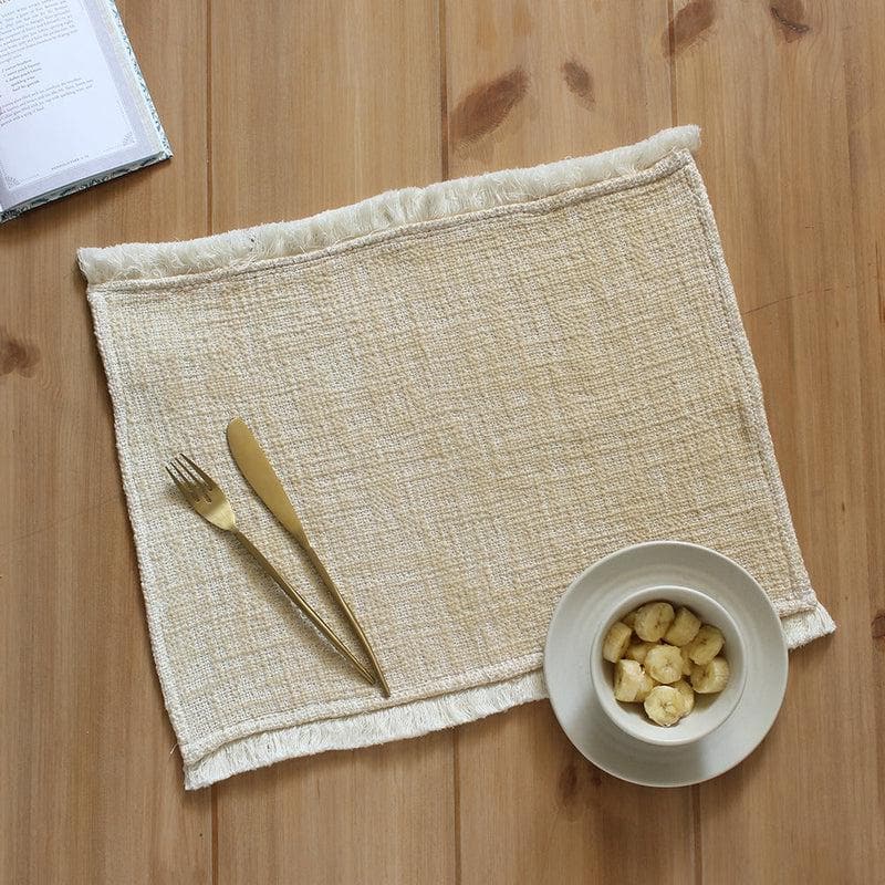 Buy Matsya Vala Placemat - Beige Table Mats from Vaaree