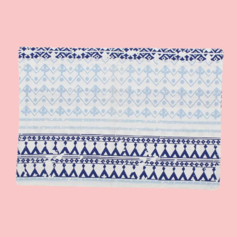 Table Mat - Motif Medley Placemat - Blue