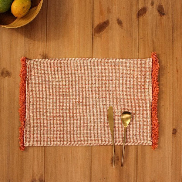 Buy Keri Placemat - Rust Table Mats from Vaaree