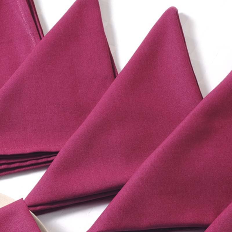 Buy Essentially Purple Table Napkin - Set Of Six Table Napkins from Vaaree