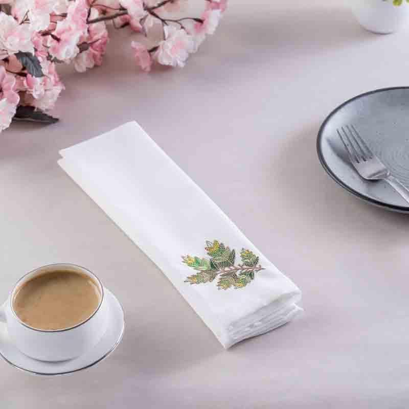 Buy Floral Napkins - Set Of Three Table Napkins from Vaaree