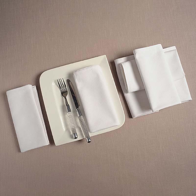 Buy Ivory Cotton Dinner Napkins - Set Of Six Table Napkins from Vaaree