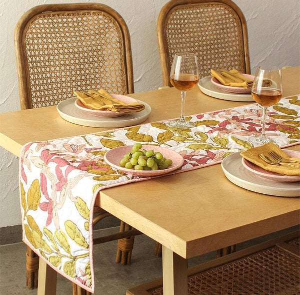 Buy Senjana Runner - Pink Table Runner from Vaaree