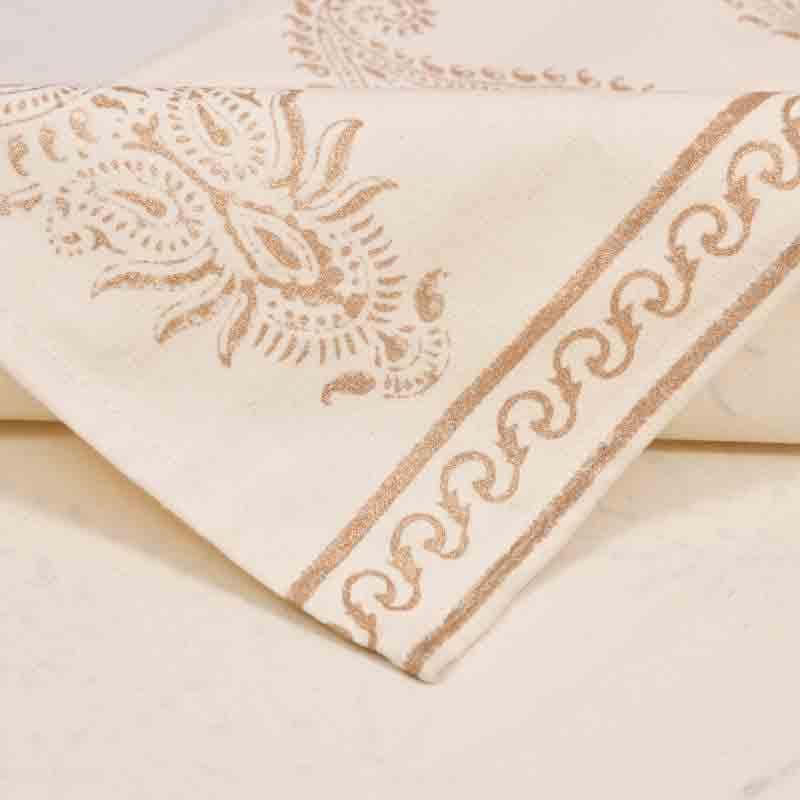 Buy Golden Paisley Table Runner Table Runner from Vaaree