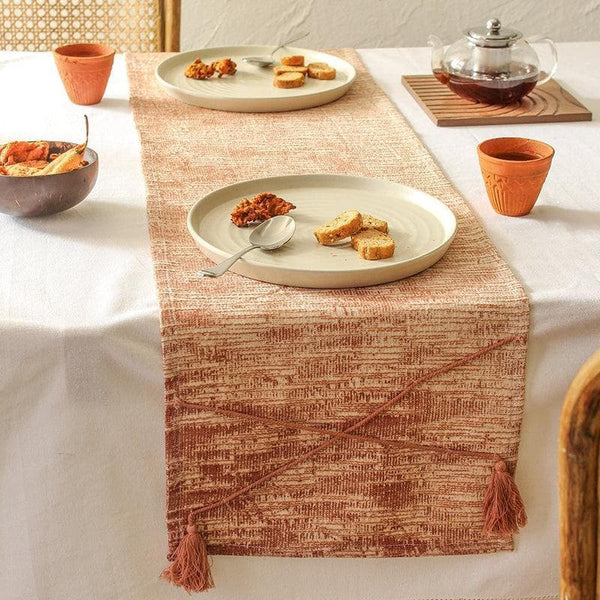 Buy Bhargavi Runner - Pink Table Runner from Vaaree