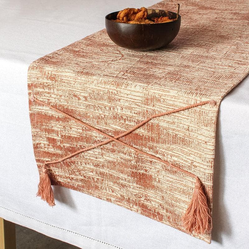 Buy Bhargavi Runner - Pink Table Runner from Vaaree