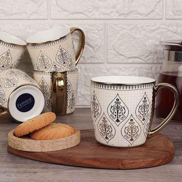 Tea Cup - Allure Mug (160 ML) - Set of Six
