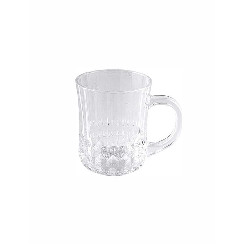 Tea Cup - Crux Glass Mugs (180 ml)- Set of Six