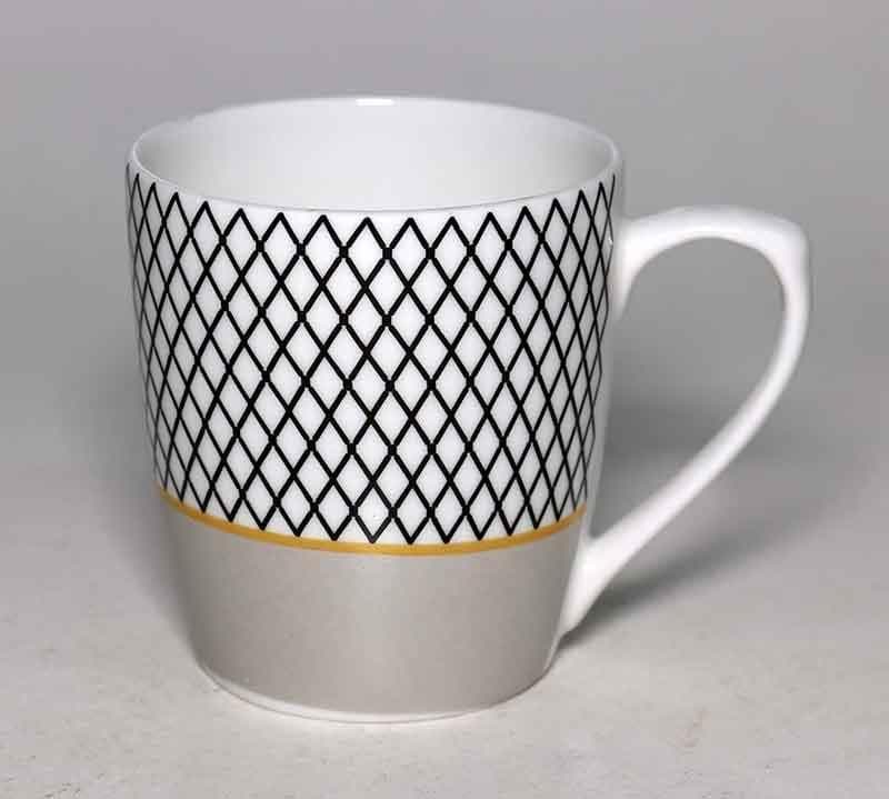 Buy Diamond Coffee Mugs (160 ML) - Set of Six Tea Cup from Vaaree