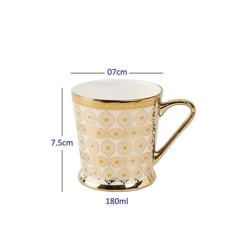 Tea Cup - Elite Coffee Mugs (160 ML) - Set of Six