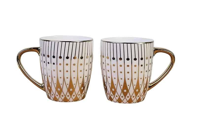 Tea Cup - Glimmer Mugs (160 ML) - Set of Six