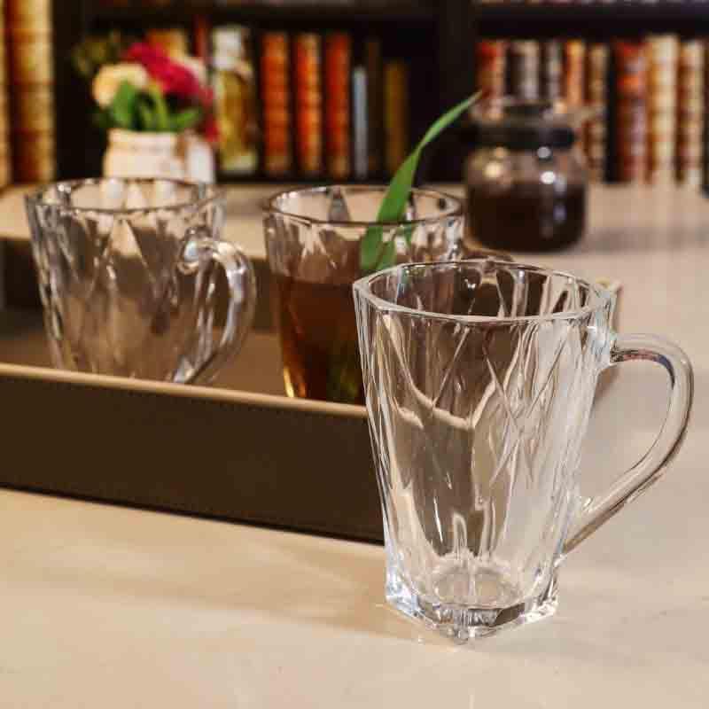 Buy Merry Glass Mug - Set of Three Tea Cup from Vaaree