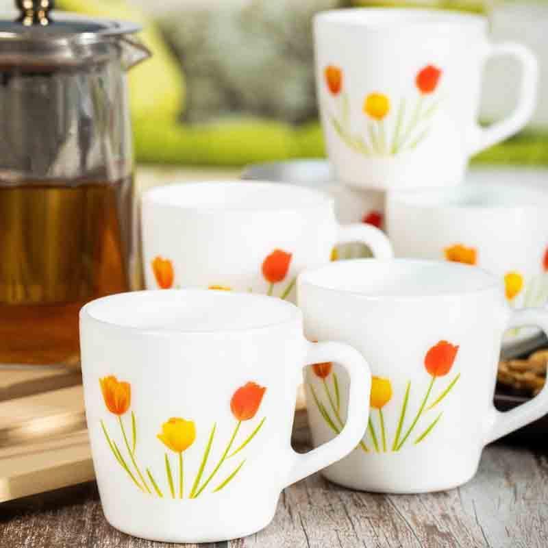 Buy Minute Flora Tea Cup - Set of Twelve Tea Cup from Vaaree