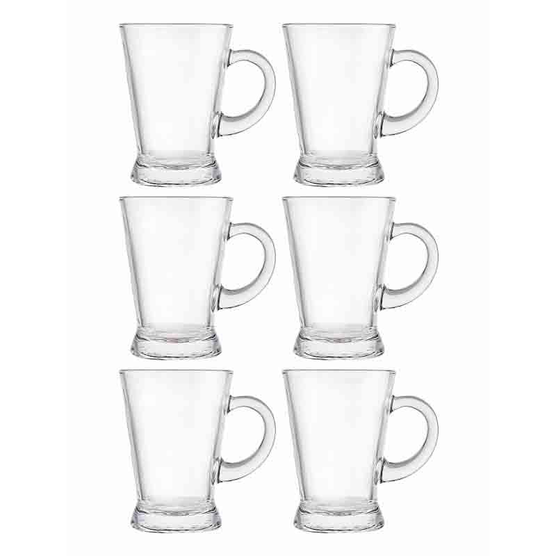 Tea Cup - Revitalize Glass Mug (Tall) - Set of Six