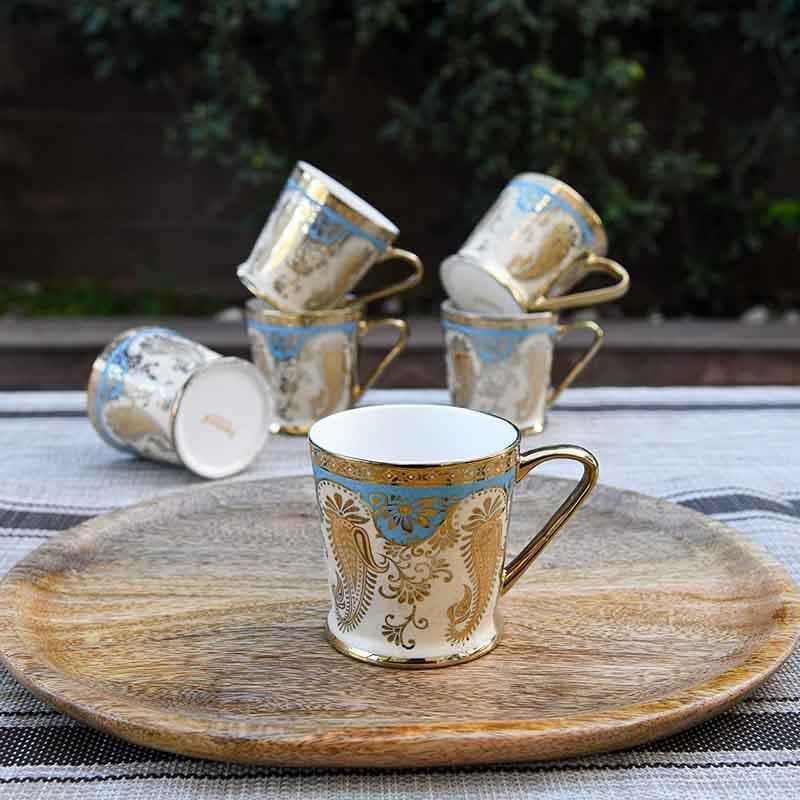 Buy Royal Crusade Cups (180 ML) - Set of Six Tea Cup from Vaaree